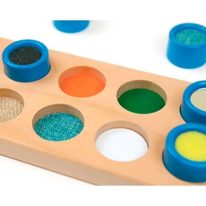 JUEGO DIDACTICO ANDREUTOYS CUBOS TACTILES 10 TEXTURAS +2 AÑOS
