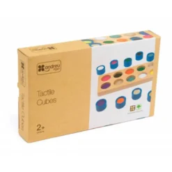 JUEGO DIDACTICO ANDREUTOYS CUBOS TACTILES 10 TEXTURAS +2 AÑOS