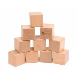 JUEGO DIDACTICO ANDREUTOYS 10 CUBOS SENSORIALES CON SONIDO MADERA + 1 AÑO