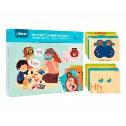 JUEGO DIDACTICO MIDEER MI PRIMERA TARJETA COGNITIVA EN INGLES +1 AÑO