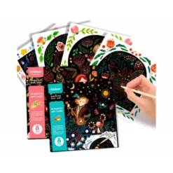 JUEGO DIDACTICO MIDEER SCRATCH ART CARD BOY +3 AÑOS