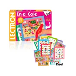 JUEGO DISET DIDACTICO LECTRON EN EL COLE 3-6 AÑOS