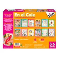 JUEGO DISET DIDACTICO LECTRON EN EL COLE 3-6 AÑOS