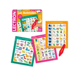 JUEGO DISET DIDACTICO LECTRON LAPIZ LOS ANIMALES 3-6 AÑOS