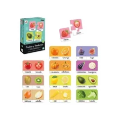 JUEGO DISET EDUCATIVO FRUTAS Y VERDURAS