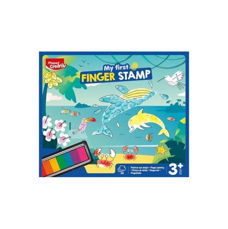 JUEGO EDUCATIVO MAPED CREATIV MY FIRST FINGER STAMP