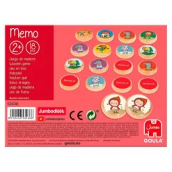 JUEGO GOULA DIDACTICO MEMO CAPERUCITA ROJA +2 AÑOS
