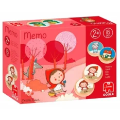 JUEGO GOULA DIDACTICO MEMO CAPERUCITA ROJA +2 AÑOS