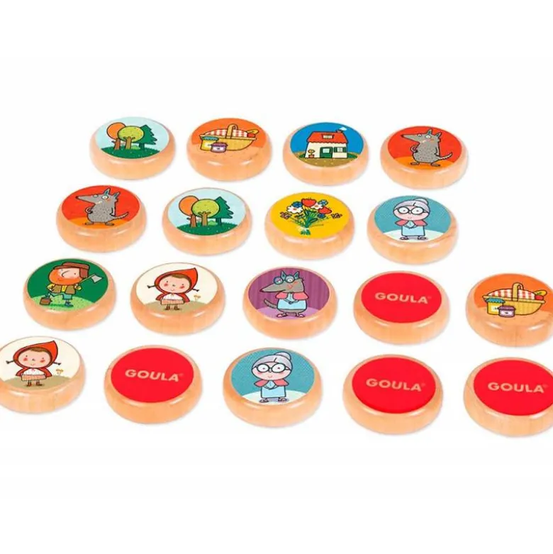 JUEGO GOULA DIDACTICO MEMO CAPERUCITA ROJA +2 AÑOS