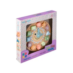 JUEGO INFANTIL IMAGINOVO MADERA RELOJ +3 AÑOS 13 PIEZAS 29X29X3,5CM