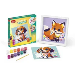 JUEGO MAPED CREATIV PINTA POR NUMEROS PERRO/ZORRO