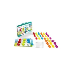 JUEGO MINILAND 36 VEHICULOS Y 5 FICHAS DE ACTIVIDAD A DOBLE CARA PARA LOGICA MATEMATICA 310X70X531 MM 3-5 AÑOS