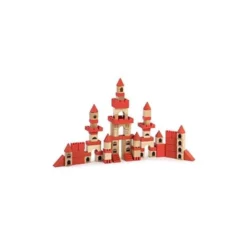 JUEGO MINILAND DE CONSTRUCCCION 100 PIEZAS MATERIAL MADERA ECOLOGICA