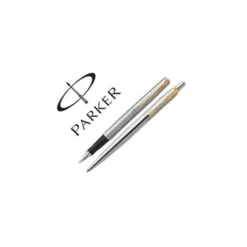 JUEGO PARKER DUO JOTTER ACERO GT BOLIGRAFO + PLUMA
