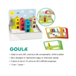 Juego de construcción de 3 a 6 años Logic City Goula