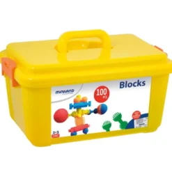 Juego de construccion a partir de 3 años Interstar bloques 100 piezas Miniland