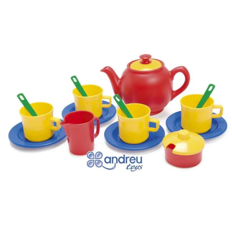 Juego de imitación a partir de 2 años Juego de Té para 4 Dantoy