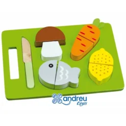 Juego de Imitacion para bebes a partir de 1 año Alimentos para cortar Ambitoys