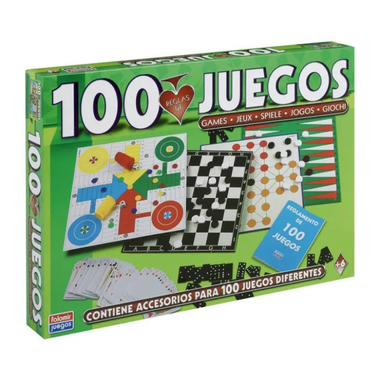 Juego de mesa 100 juegos reunidos Falomir