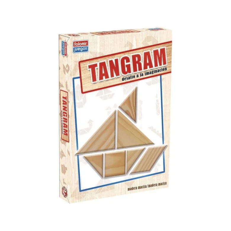 Juego de mesa Tangram madera Falomir
