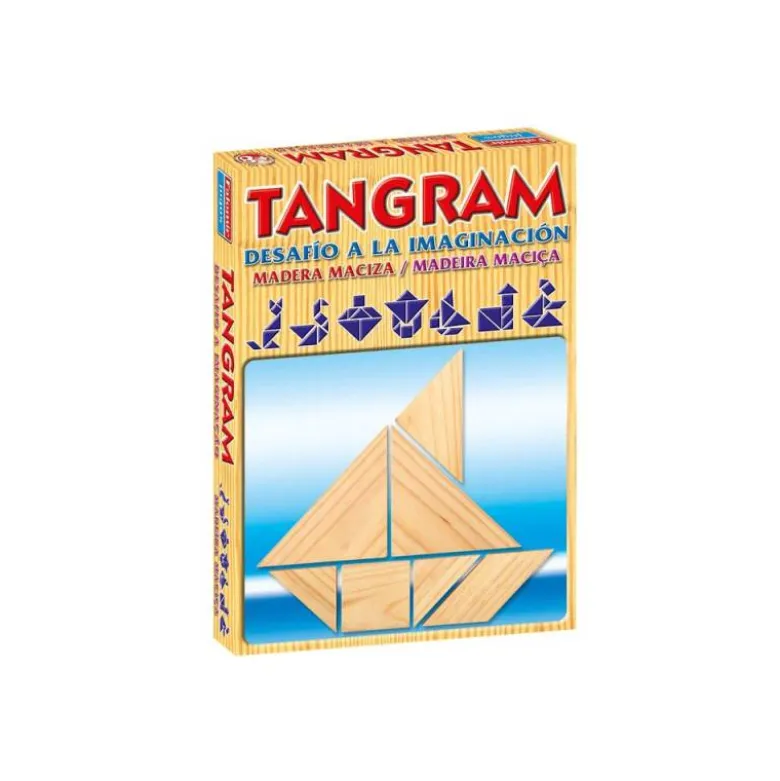Juego de mesa Tangram madera Falomir
