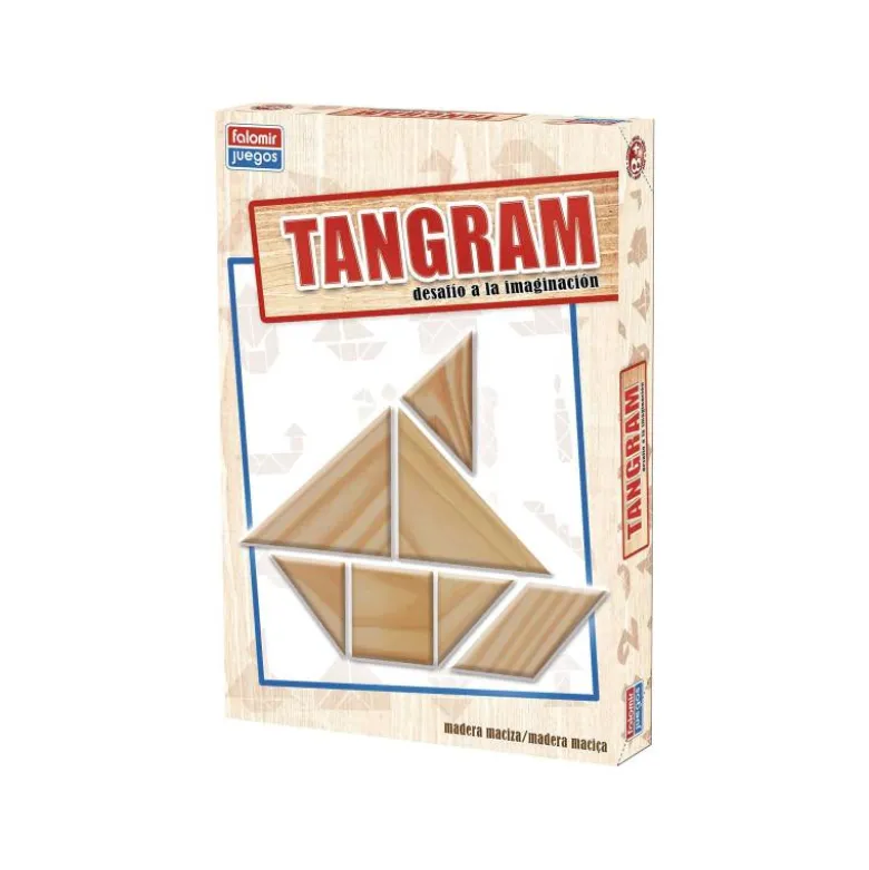 Juego de mesa Tangram madera Falomir