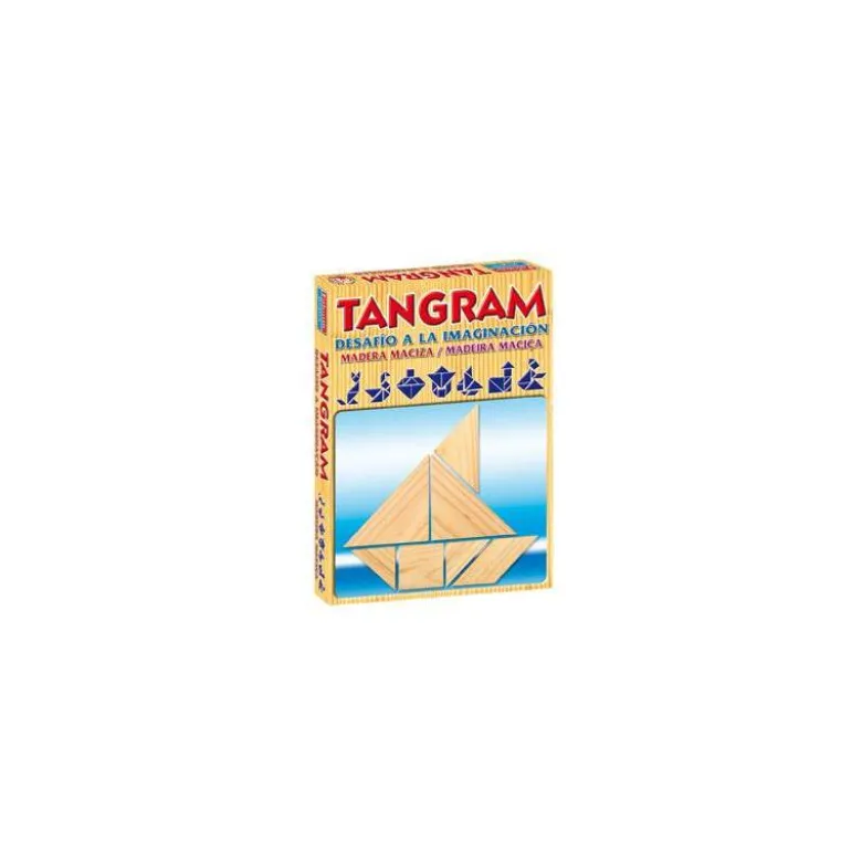 Juego de mesa Tangram madera Falomir