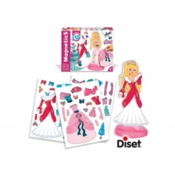 Juego didactico a partir de 3 años Vestidos de princesa magnetico Diset
