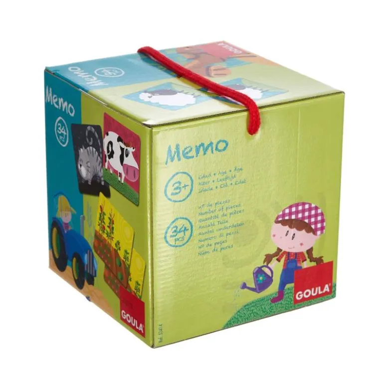 Juego didactico a partir de 3 años Memo granja Diset