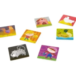 Juego didactico a partir de 3 años Memo granja Diset