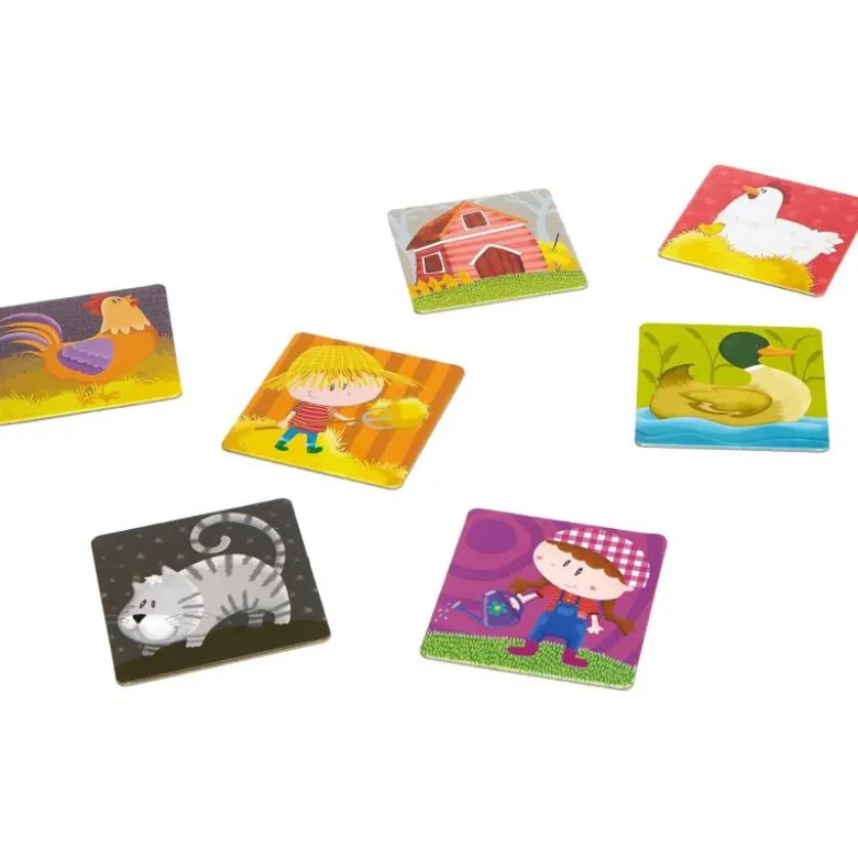 Juego didactico a partir de 3 años Memo granja Diset
