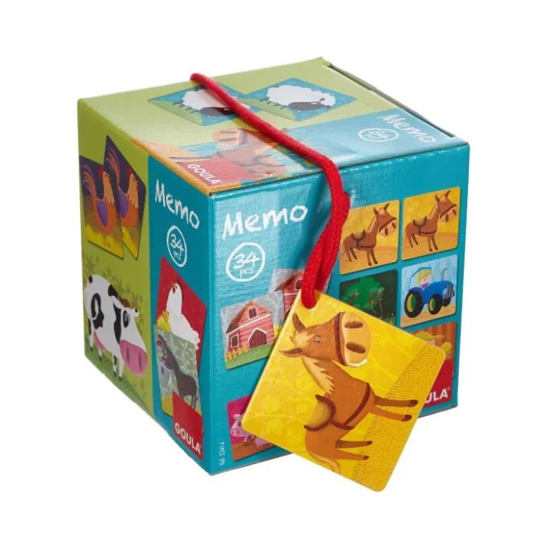 Juego didactico a partir de 3 años Memo granja Diset