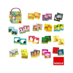 Juego didactico a partir de 3 años Memo granja Diset