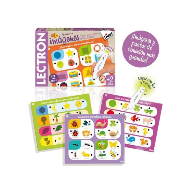 Juego didactico a partir de 2 años Lectron Aprendo con imagenes Diset