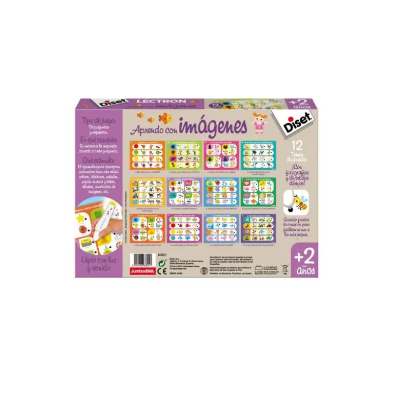 Juego didactico a partir de 2 años Lectron Aprendo con imagenes Diset