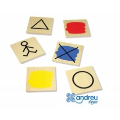 Juego Didactico a partir de 3 años Bloques Logicos Andreutoys