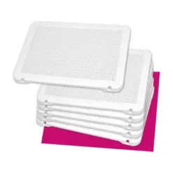 Juego Didactico a partir de 3 años Placa para Pinchos Blanca 6 uds Miniland