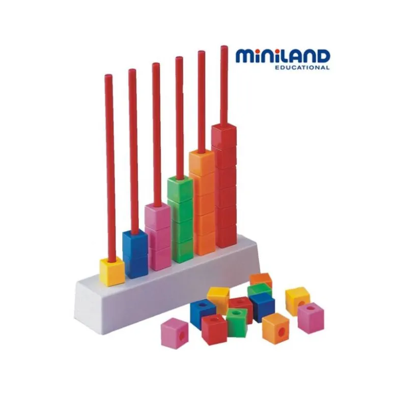 Juego Didactico a partir de 3 años Abaco Multibase Miniland
