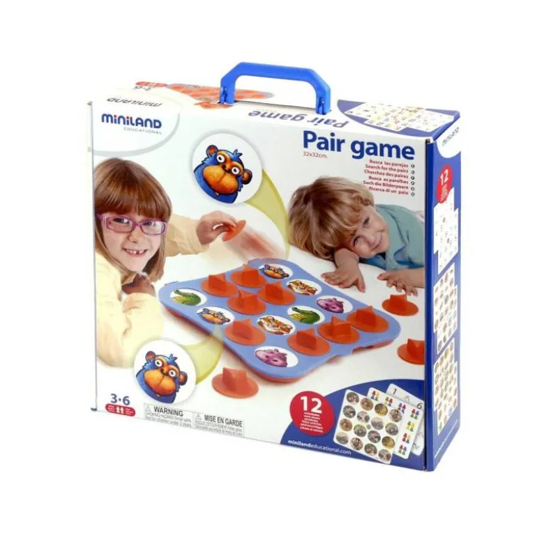 Juego Didactico a partir de 3 años Primer Aprendizaje Emparejamiento Miniland