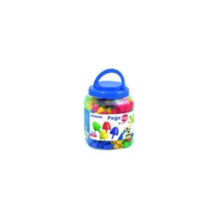 Juego Didactico a partir de 3 años Pegs 20mm 650 piezas Miniland