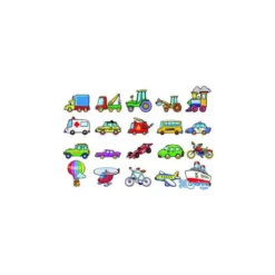 Juego Didactico a partir de 18 meses Vehiculos magneticos Andreutoys
