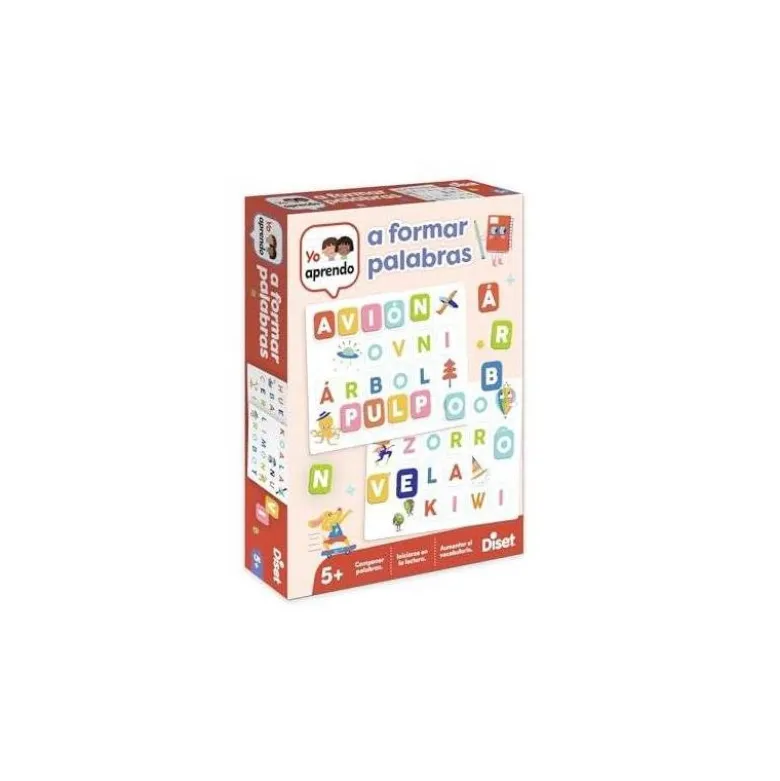 Juego didáctico a partir de 5 años Formar palabras Diset
