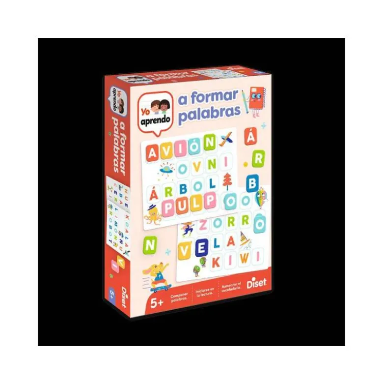 Juego didáctico a partir de 5 años Formar palabras Diset