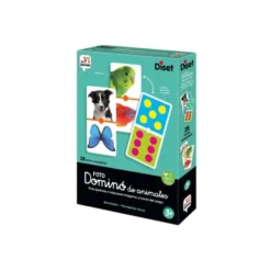 Juego didáctico a partir de 3 años Domino photo animals Diset