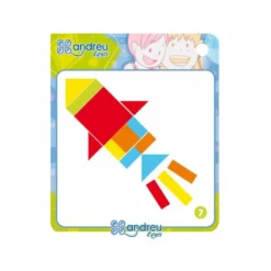 Juego Didáctico a partir de 3 años Caja de formas magneticas Andreutoys