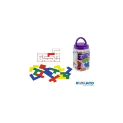 Juego didáctico de 5 a 12 años Pentominos de colores Miniland
