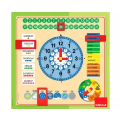 Juego didáctico Reloj calendario Diset