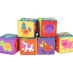 JUEGO DISET DE MESA BLOQUES BLANDITOS 0 A 24 MESES