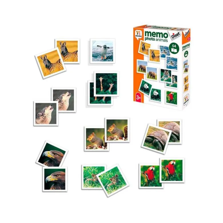 JUEGO DISET DIDACTICO MEMO PHOTO ANIMALS