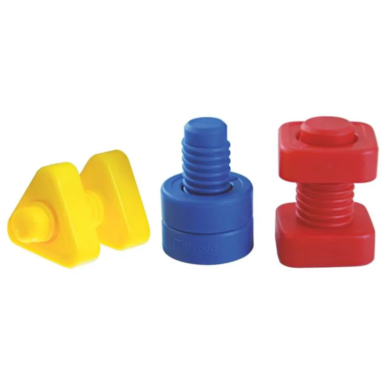 Juego Infantil a partir de 2 años Tornillos y Tuercas 48 unidades Miniland